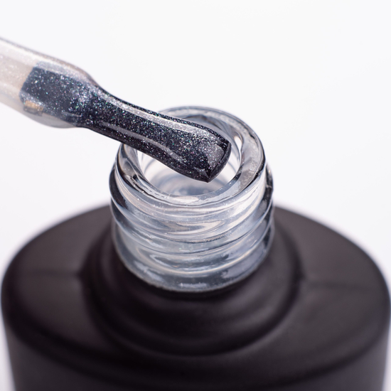 Топ для гель-лака без ЛС Komilfo No Wipe Glitter Top HEMA/TPO free 8 мл, Объем: 8 мл2