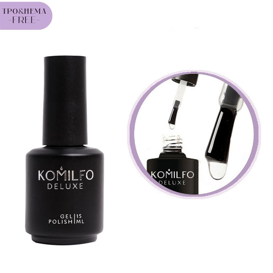 Топ для гель-лака без ЛС, без УФ фильтров Komilfo No Wipe Top No Filters HEMA/TPO free 15 мл