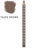 Олівець для брови пудровий Powder Brow Pencil ZOLA, Taupe Brown, Колір: Taupe Brown