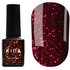 Гель-лак Red Hot Kira Peppers №005 (вишневий з малиновими блискітками), 6 мл, Колір: 005