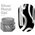 Гель-краска для ногтей Valeri Silver Metal Gel 5 мл, Объем: 5 мл
, Цвет: Silver
